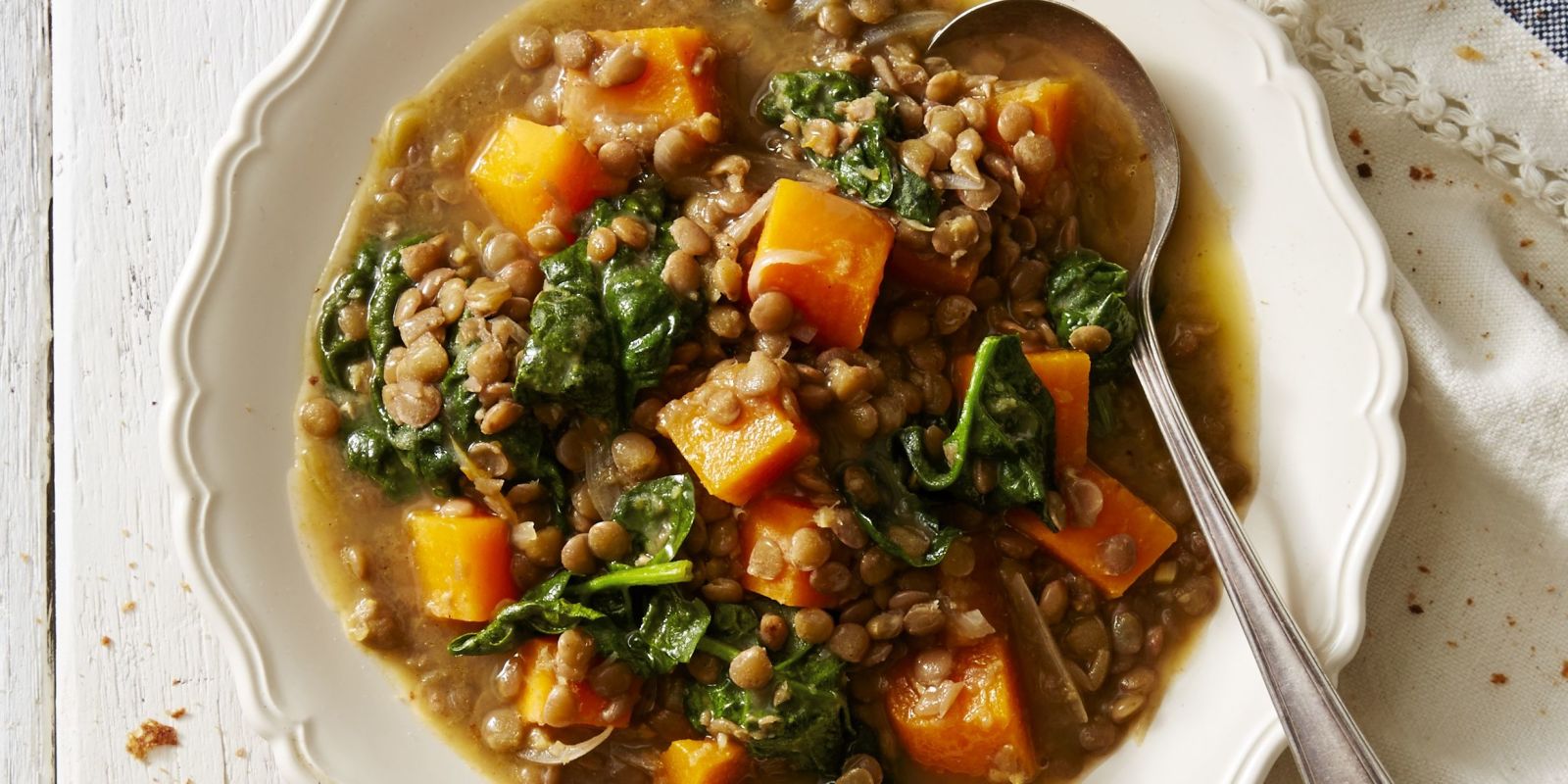 Butternut Squash and Lentil stew