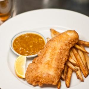 Fish N’ Chips With Curry Sauce
