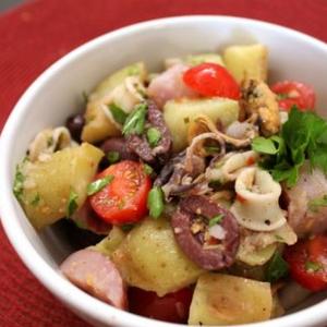 Seafood Italian Salad with Olives