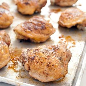 Oven-Roasted Chicken Thighs