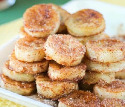 Fried Cinnamon Bananas