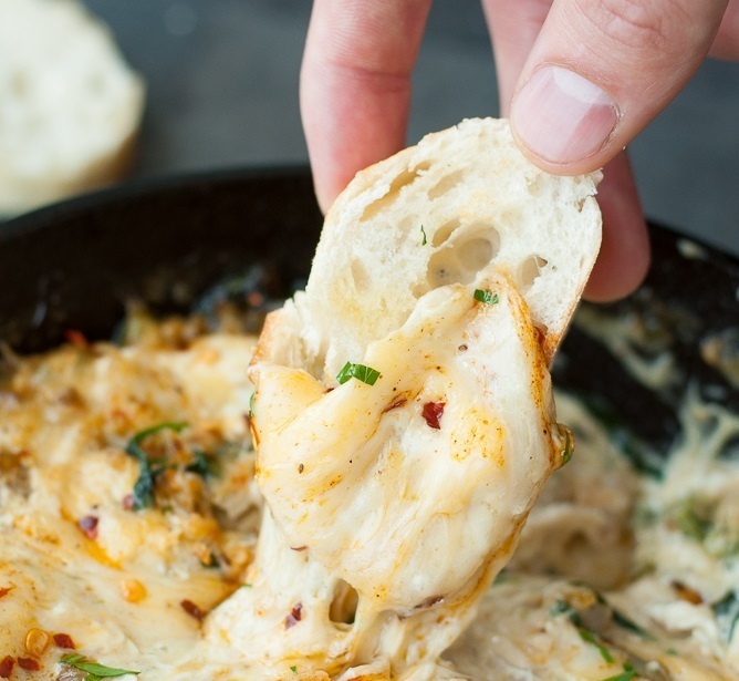 Baked Seafood Dip With Crab, Shrimp, And Veggies!