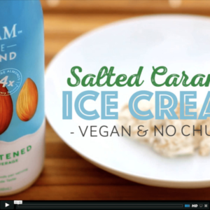 No-Churn Salted Caramel Vegan “Ice Cream”