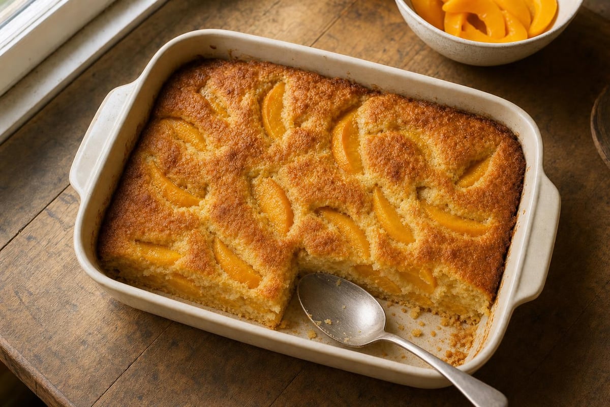 Quick Easy Peach Cobbler